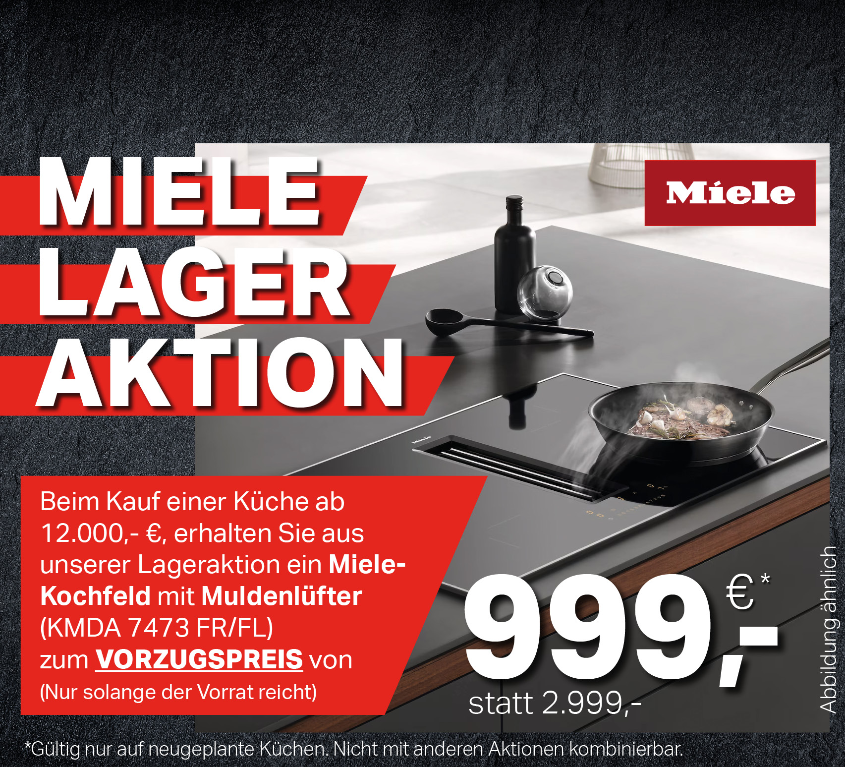 MIELE Lageraktion - MIELE Muldenlüfer zum Aktionspreis
